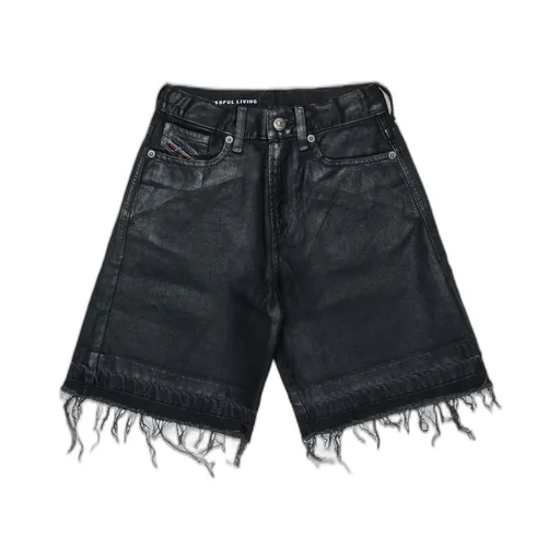 Diesel Kids Raw-Cut Hem Denim Shorts
