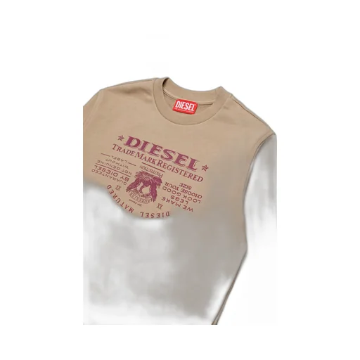 Diesel Kids Logo Printed Crewneck Sweatshirt