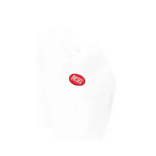Diesel Kids Oval-D Logo Patch Crewneck Sweatshirt