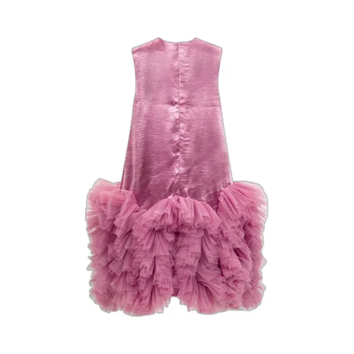 Maison Ava Sleeveless Yarn Hem Dress