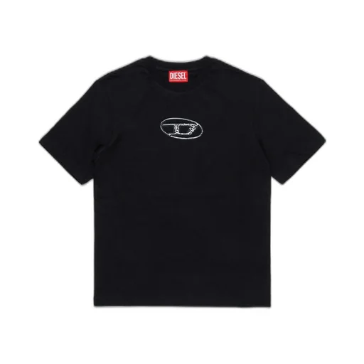 Diesel Kids Oval-D Crewneck T-Shirt