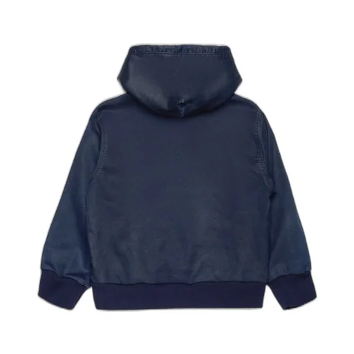Diesel Kids Logo Patch Drawstring Hoodie