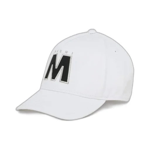Marni Kids Logo Embroidered Baseball Cap