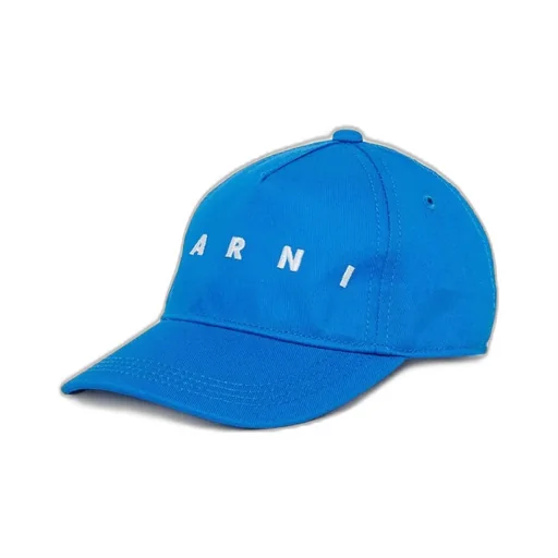 Marni Kids Logo Embroidered Baseball Cap