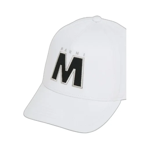 Marni Kids Logo Embroidered Baseball Cap