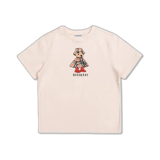 Burberry Kids Bear-Printed Crewneck T-Shirt