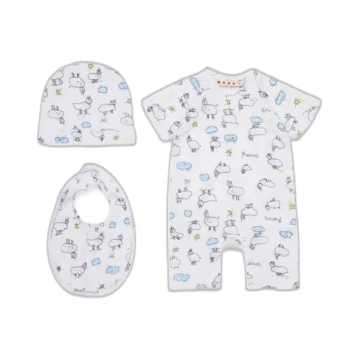 Marni Kids Graphic Printed Baby Set