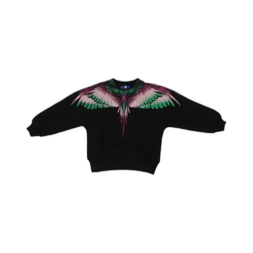 Marcelo Burlon County Of Milan Kids Wings Printed Crewneck Sweatshirt