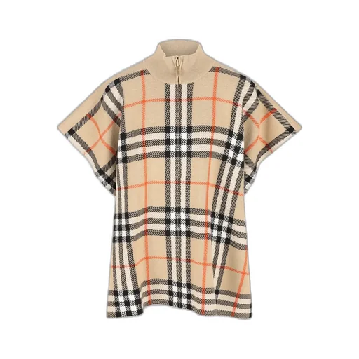 Burberry Kids Reversible Checked Cape