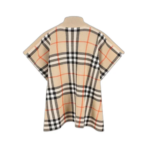 Burberry Kids Reversible Checked Cape