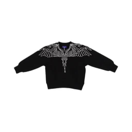 Marcelo Burlon County Of Milan Kids Long Sleeved Wings Crewneck Sweatshirt