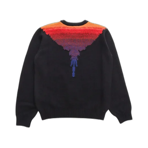 Marcelo Burlon County Of Milan Kids Wings Intarsia Crewneck Jumper