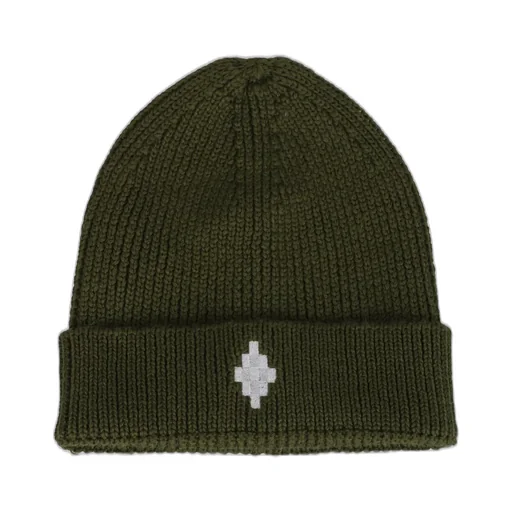 Marcelo Burlon County Of Milan Kids Cross Logo Embroidered Beanie
