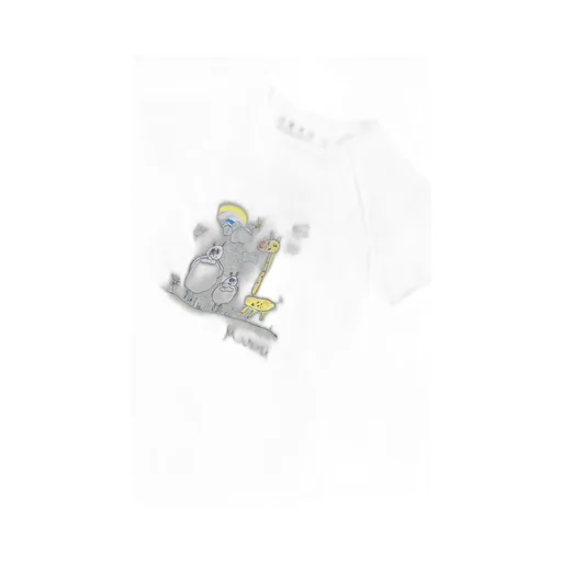 Marni Kids Graphic Printed Short-Sleeved Romper