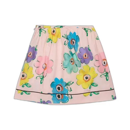 Marni Kids Floral Printed Mini Skirt