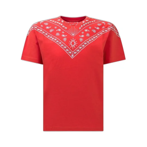Marcelo Burlon County Of Milan Kids Bandana Printed Crewneck T-Shirt