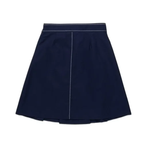 Marni Kids Logo Embroidered Pleated Skirt