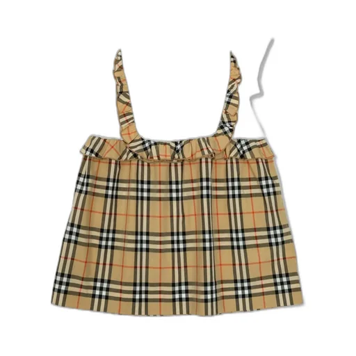 Burberry Kids Check Trim Dress