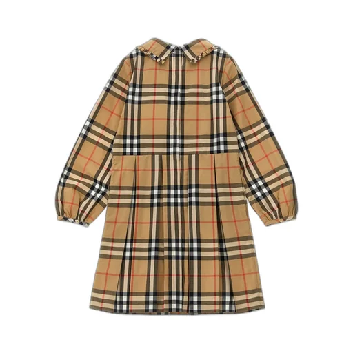 Burberry Kids Check Poplin Dress