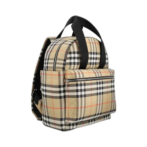 Burberry Kids Check-Patterned Zipped Backpack
