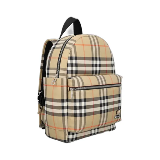 Burberry Kids Check Patterned Backpack