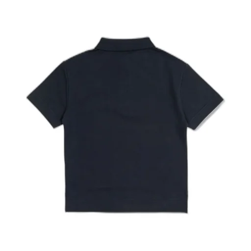Burberry Kids Logo Patch Short Sleeved Polo Shirt