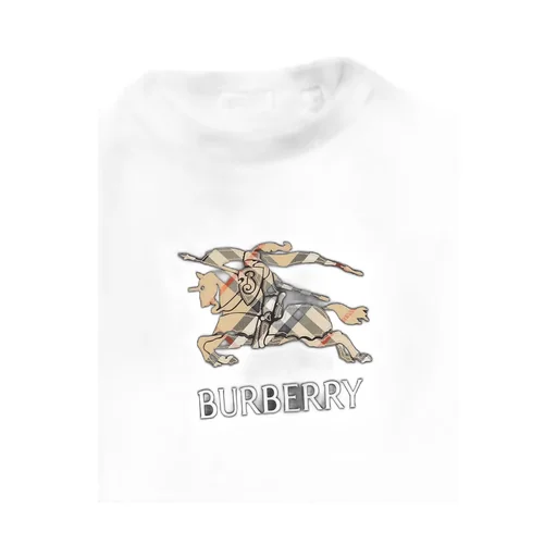 Burberry Kids Ekd Checked Crewneck Sweatshirt