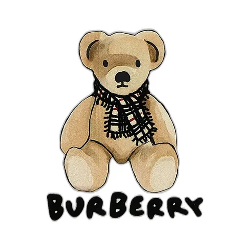 Burberry Kids	Bear-Printed Crewneck T-Shirt