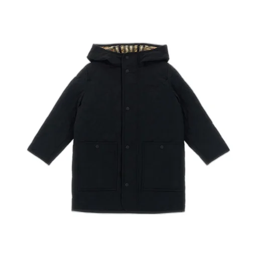 Burberry Kids Quilted Hooded Coat