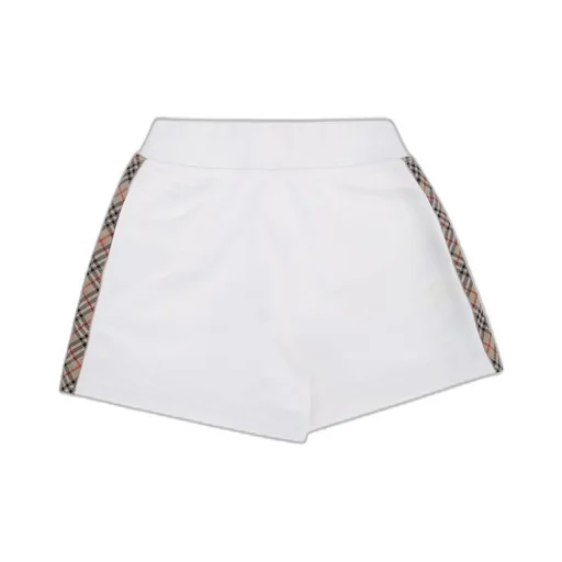 Burberry Kids Checked Elasticated Waistband Shorts