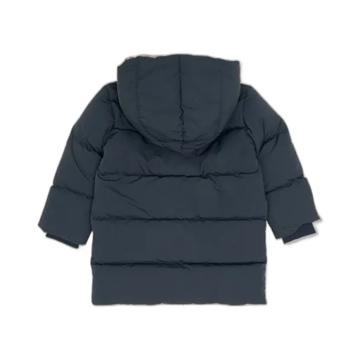 Burberry Kids Ekd Embroidered Hooded Down Jacket