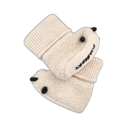 Burberry Kids Logo-Embroidered Ribbed Beanie Set