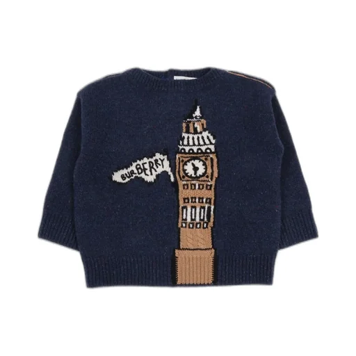 Burberry Kids Printed Crewneck Jumper