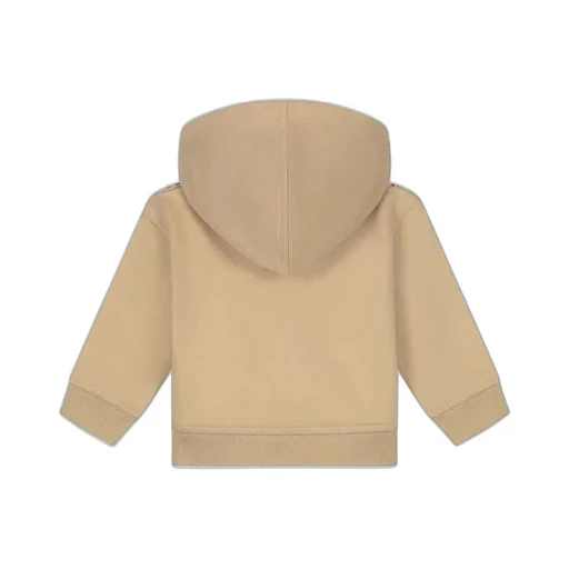 Burberry Kids Check Panelled Zipped Hoodie