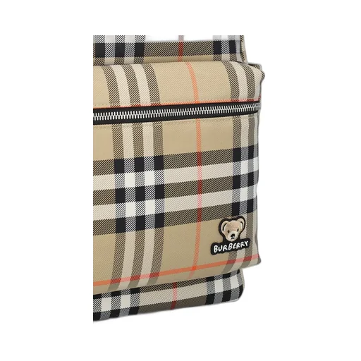 Burberry Kids Check Patterned Backpack