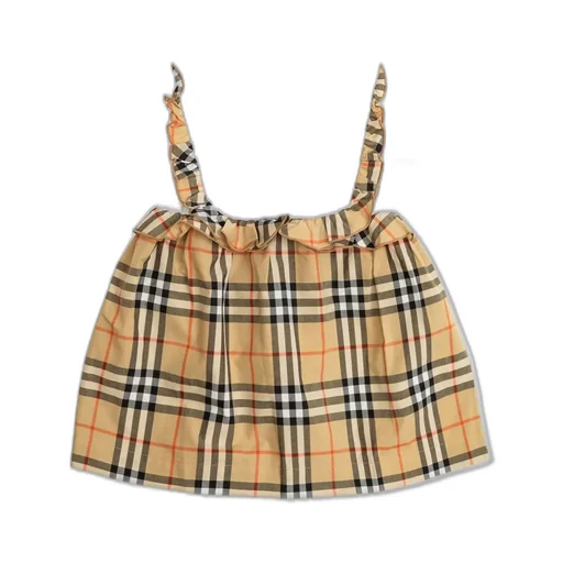Burberry Kids Check Patterned Dress