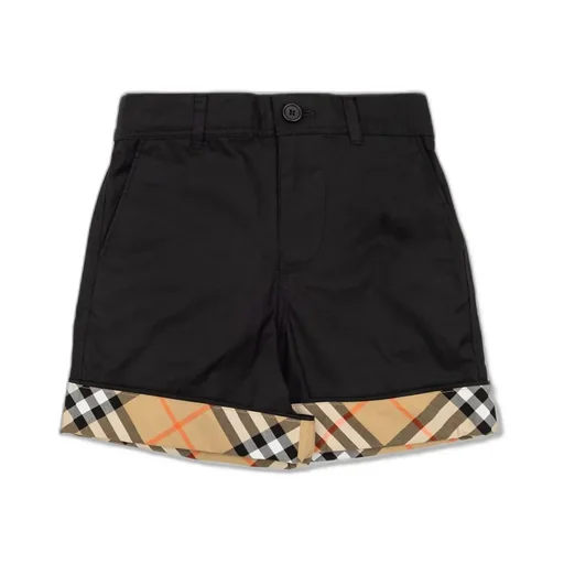 Burberry Kids Rolled Up Legs Shorts
