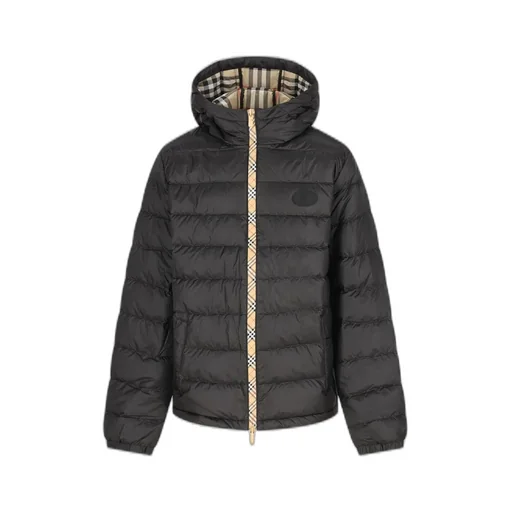 Burberry Kids Hooded Quilted Down Jacket