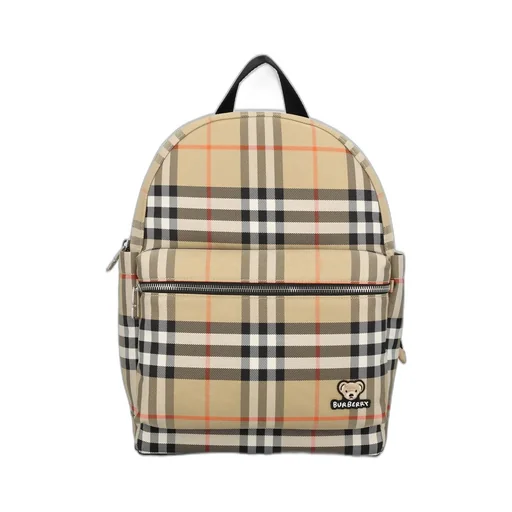 Burberry Kids Check Patterned Backpack