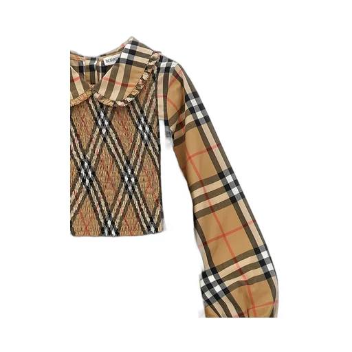 Burberry Kids Check Poplin Dress