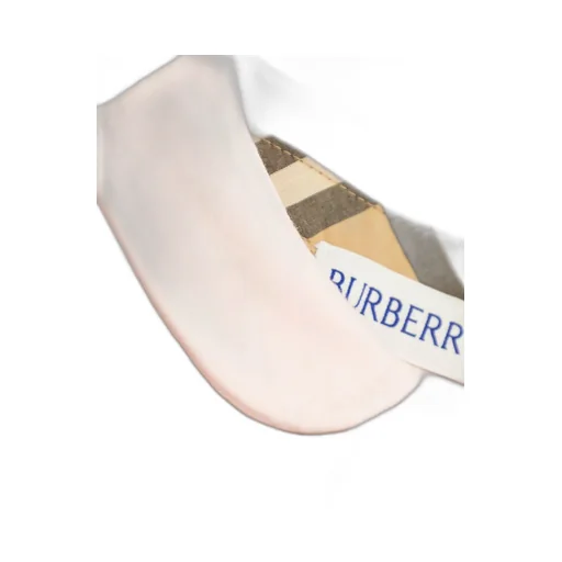 Burberry Kids Sleepsuit Bib And Hat Baby Set