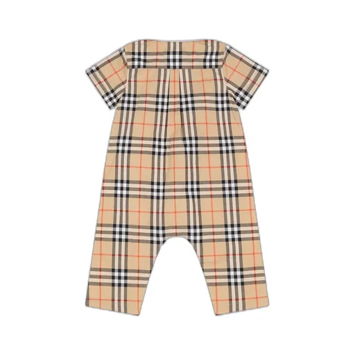 Burberry Kids	Checked Playsuit