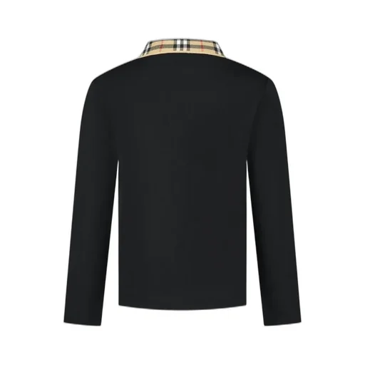 Burberry Kids Long-Sleeved Polo Shirt