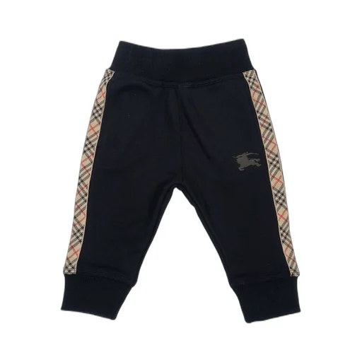 Burberry Kids Logo Embroidered Pants