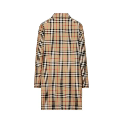 Burberry Kids Checked Single-Breasted Coat
