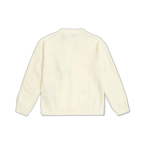 Burberry Kids Logo Patch V-Neck Cardigan