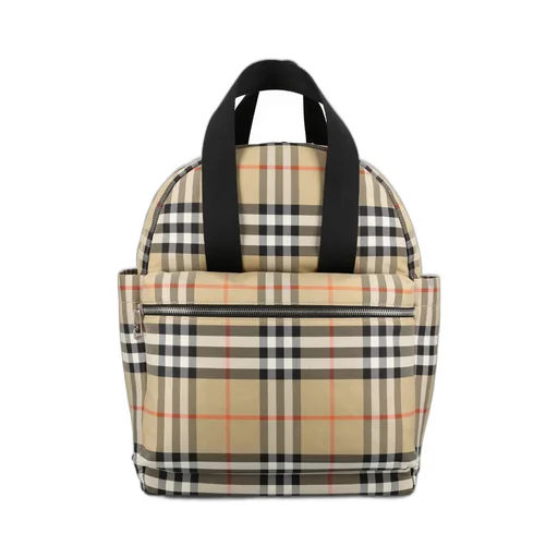 Burberry Kids Check-Patterned Zipped Backpack