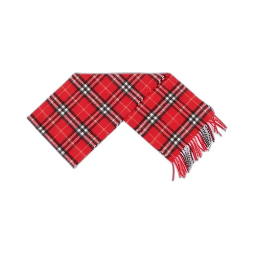 Burberry Kids Check Fringed Scarf