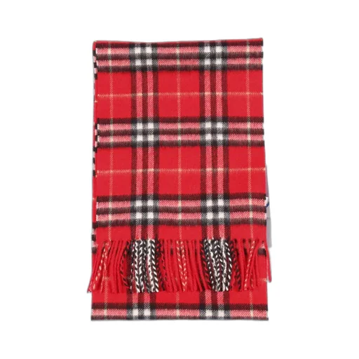 Burberry Kids Check Fringed Scarf