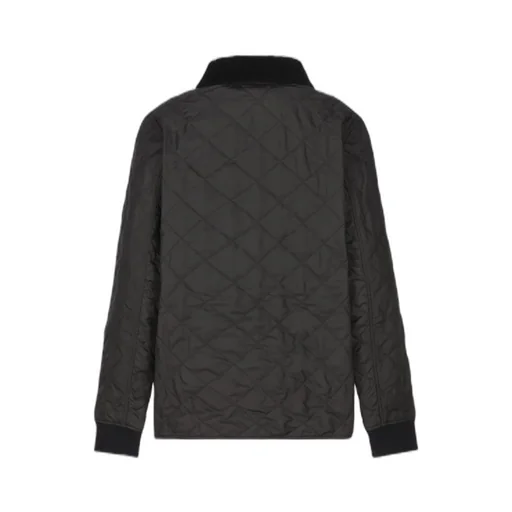 Burberry Kids Diamond Quilted Zipped Jacket
